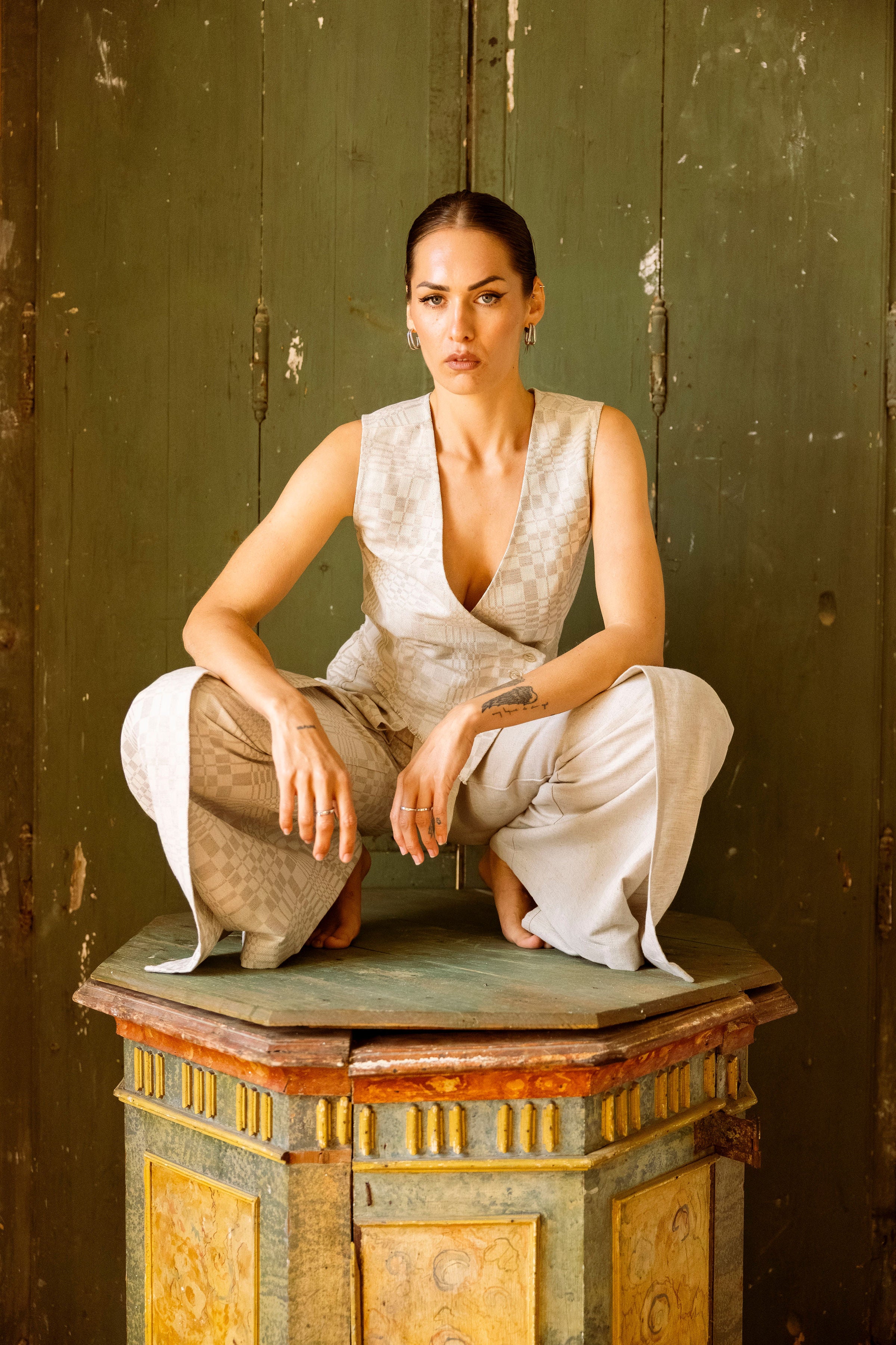Linen Vest UPĖ