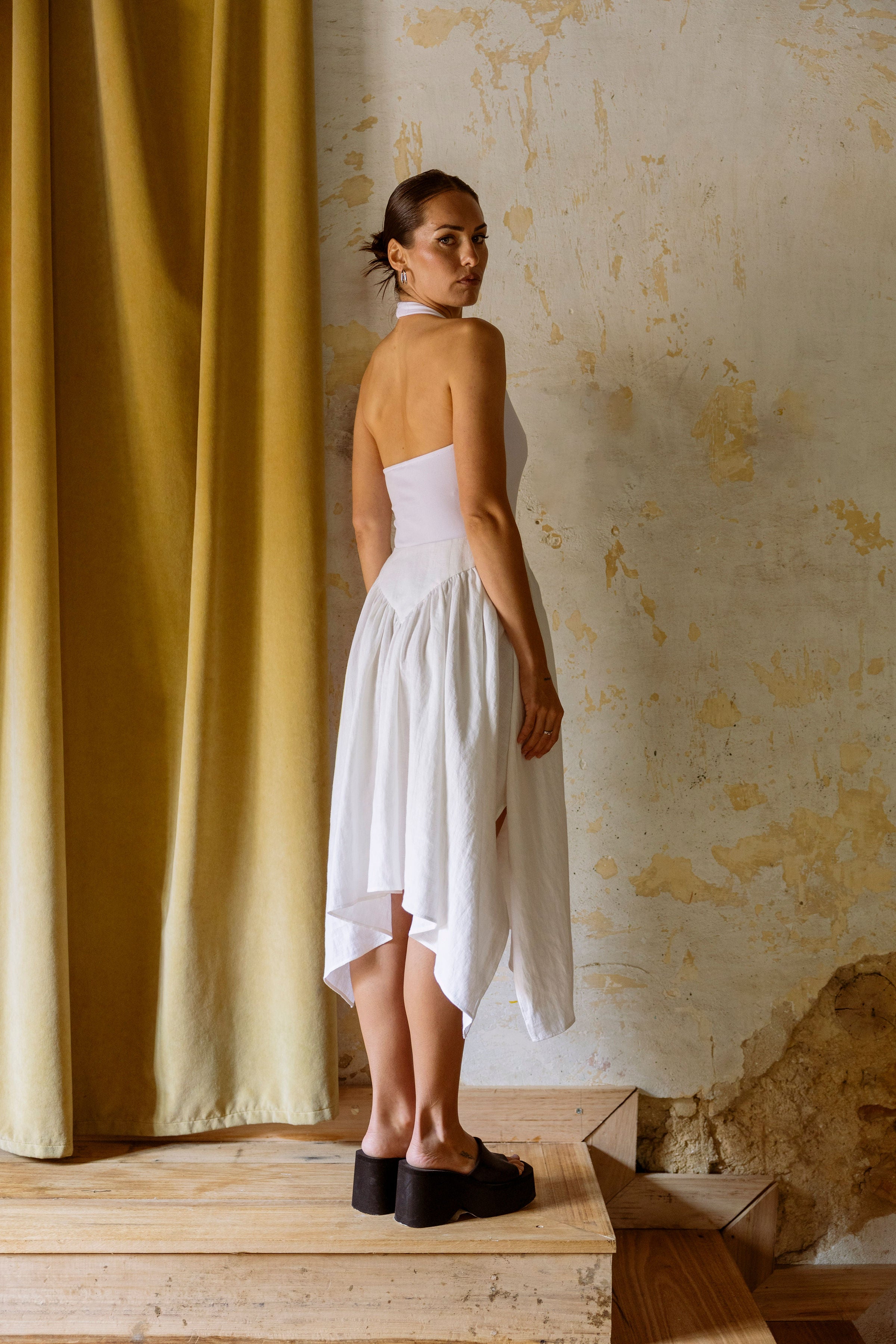 Linen Skirt RUGIAGĖLĖ