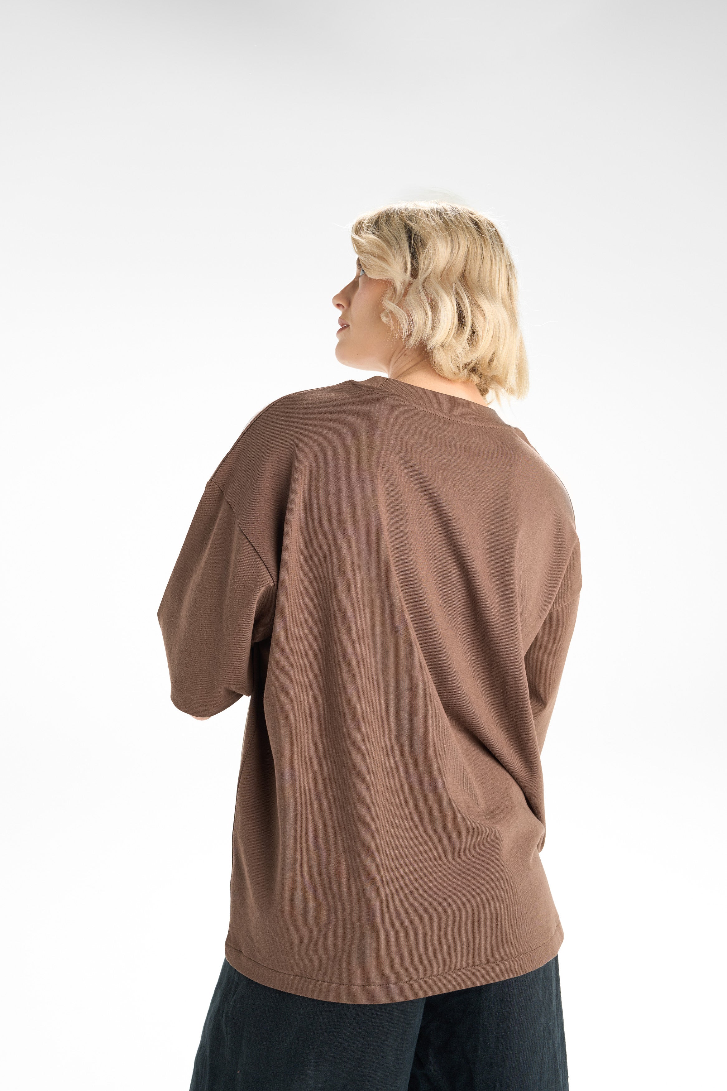 THROUGH FORGOTTEN FIELDS SHORT SLEEVE T-SHIRT - BROWN