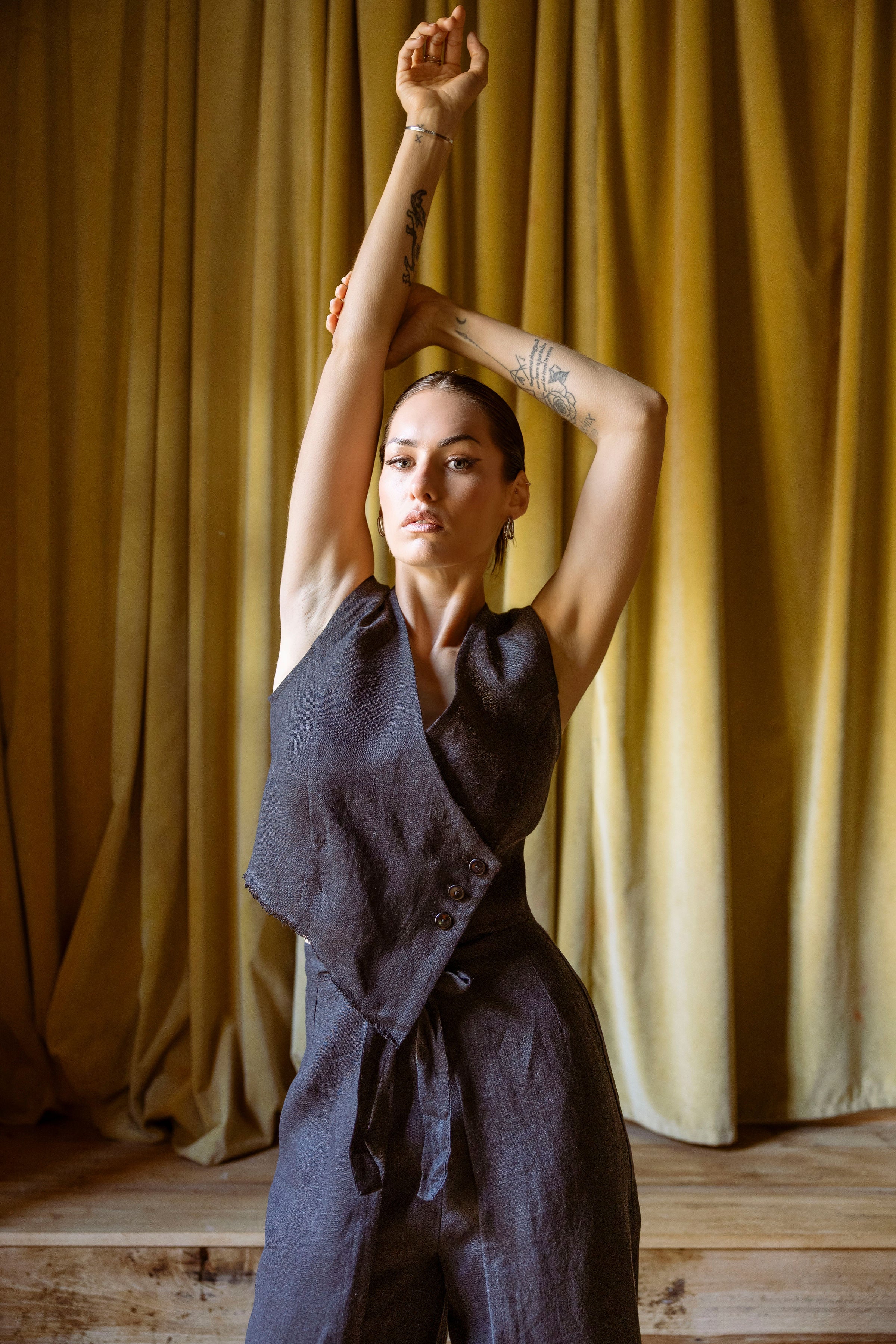 Linen Vest UPĖ