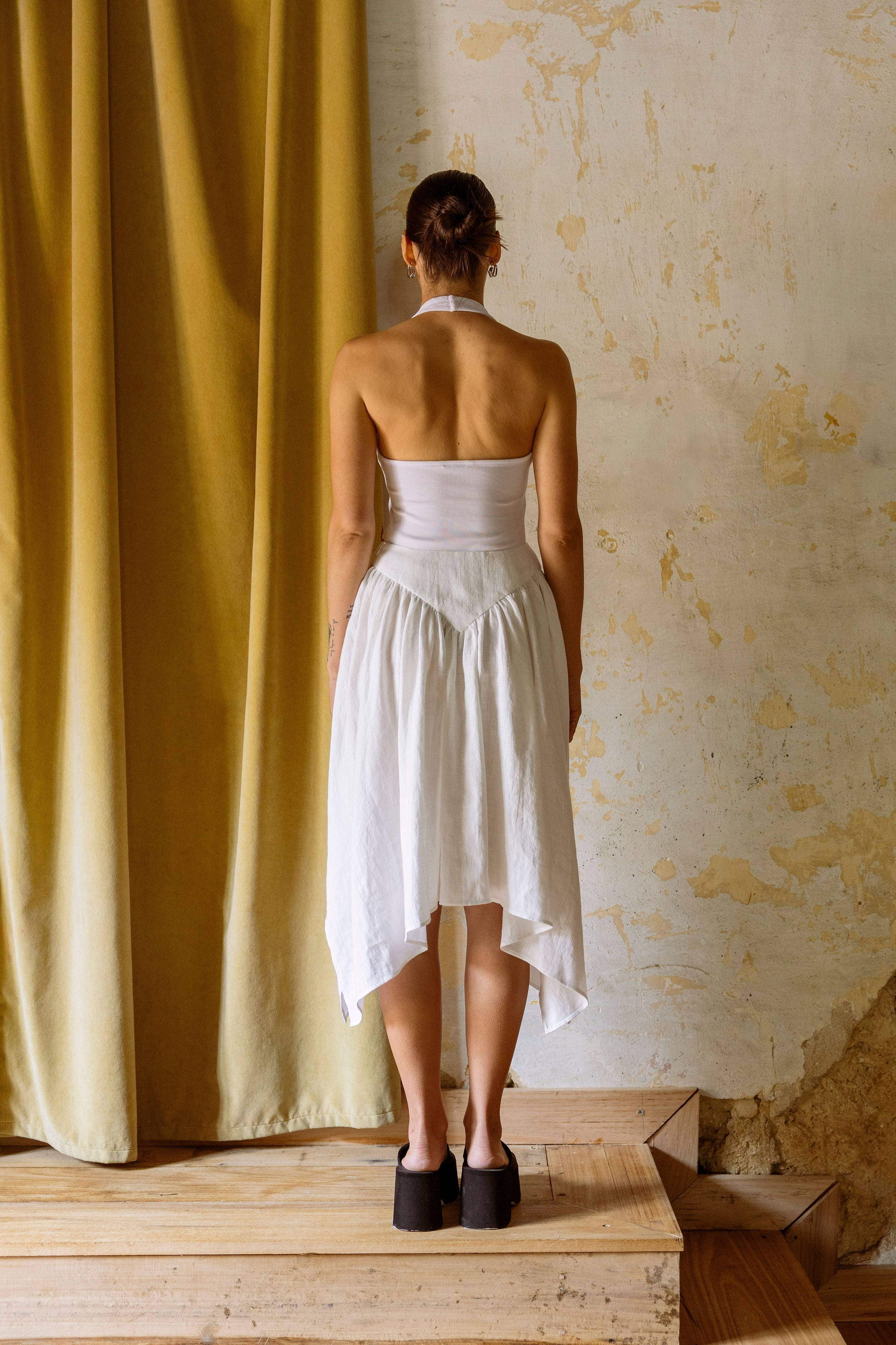 Linen Skirt RUGIAGĖLĖ