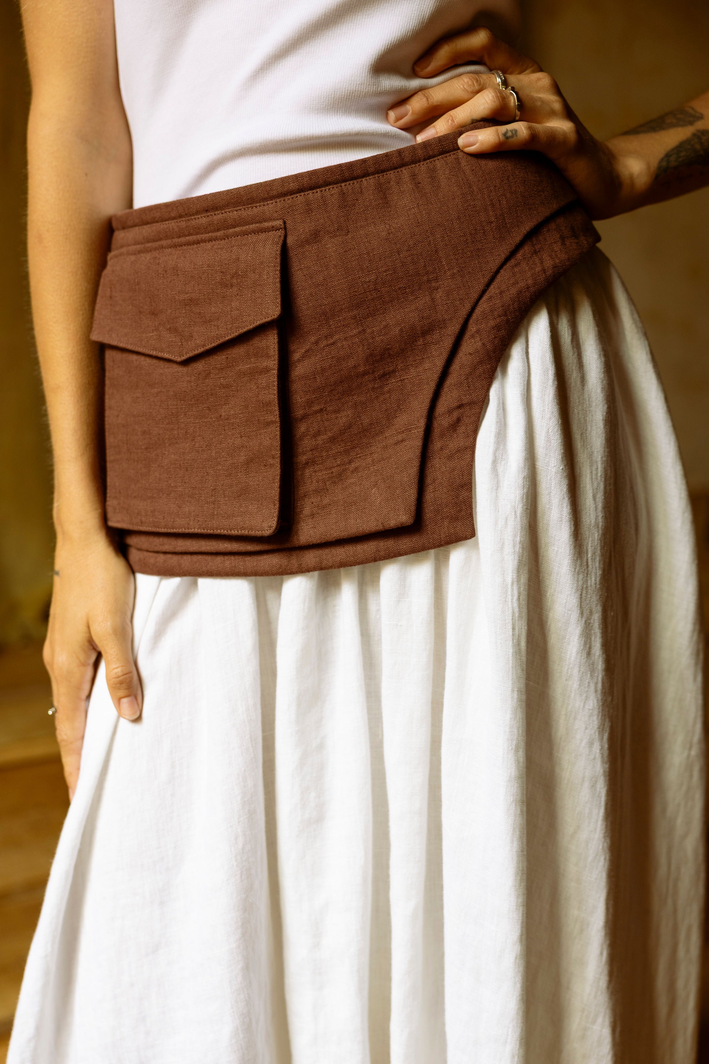Linen Belt Bag AUDRA
