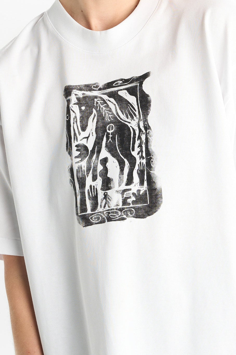 THROUGH FORGOTTEN FIELDS SHORT SLEEVE T-SHIRT - WHITE