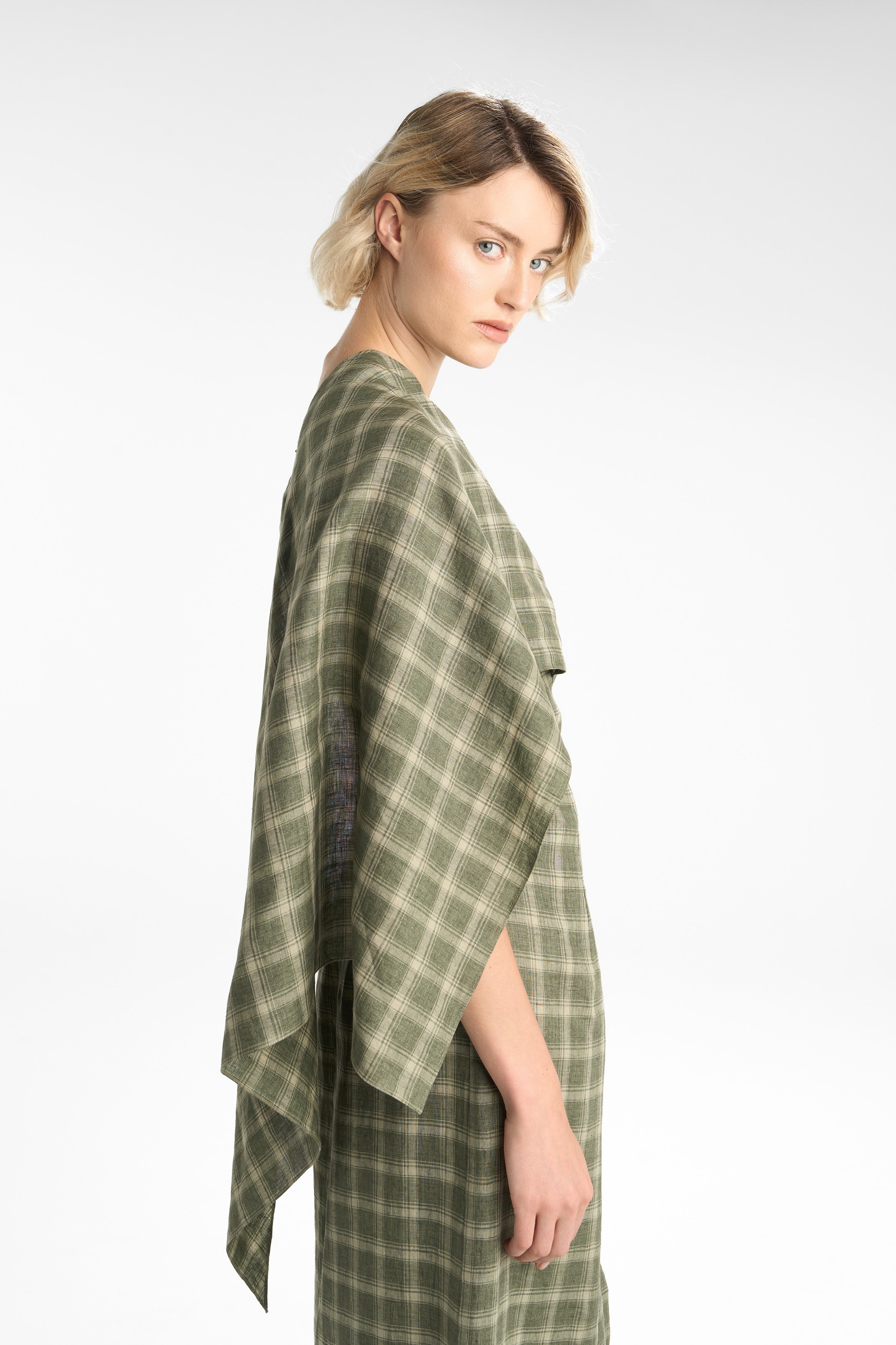 VEIL OF MOSS DRESS - GREEN